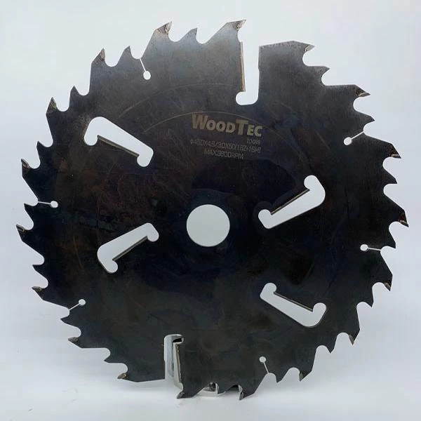 Фото Пила дисковая Ø450 х 50 х 4,6/3,0 Z = (18 + 18) + 6 WoodTec в интернет-магазине ToolHaus.ru