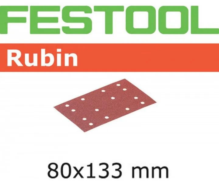 Фото Материал шлифовальный Festool Rubin II P 120, компл. из 10 шт. STF 80X133 P120 RU2/10 в интернет-магазине ToolHaus.ru