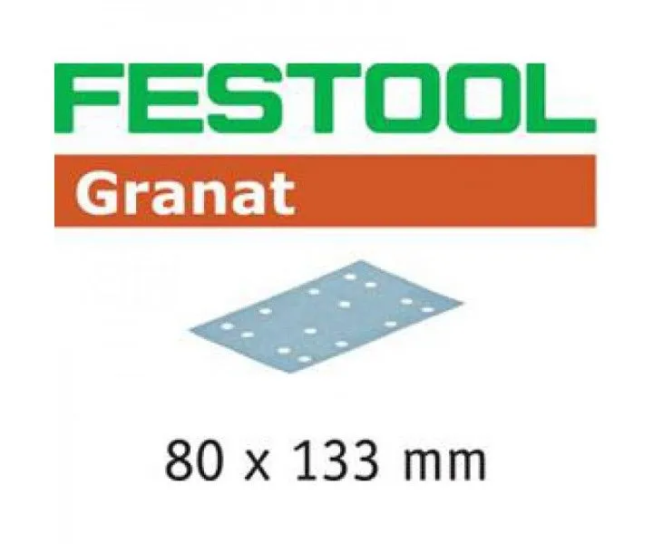 Фото Материал шлифовальный Festool Granat P 80, компл. из 50 шт. STF 80x133 P80 GR 50X в интернет-магазине ToolHaus.ru